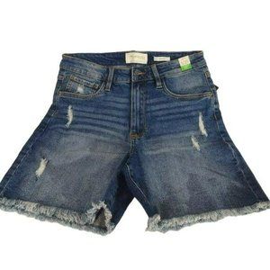 Shorts blue jeans, RE generation High Rise Size 5/27, 99% Cotton 1% Spandex